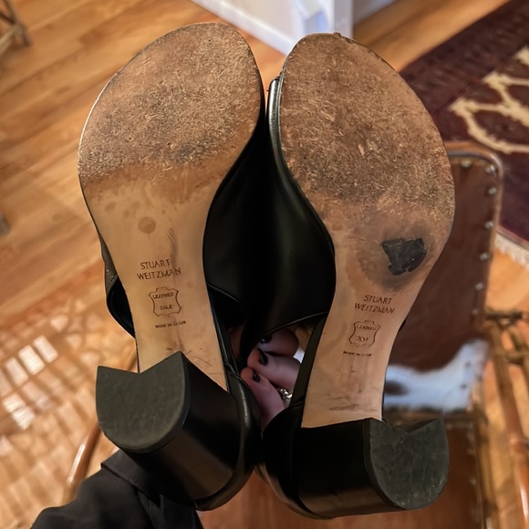 Stuart Weitzman Open Toe Booties - Picture 5 of 6